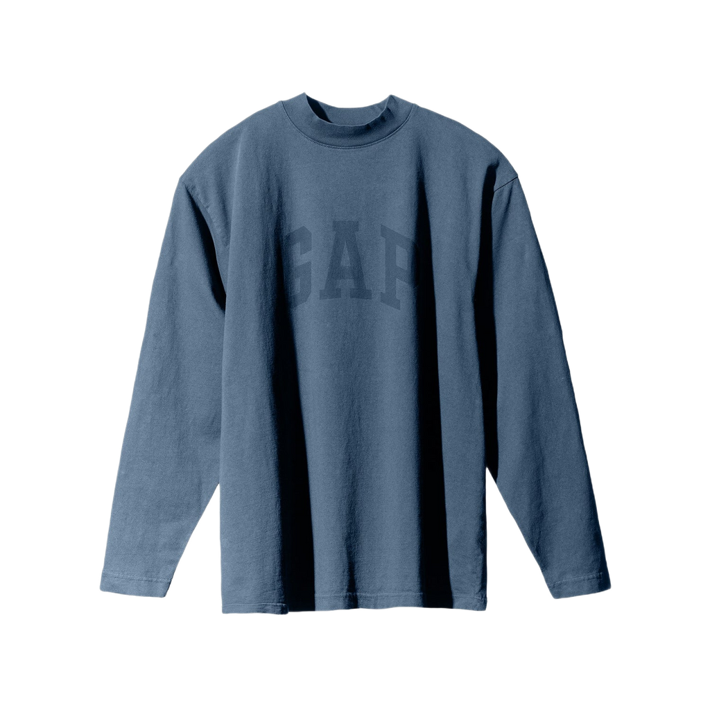 Yeezy Gap Balenciaga Dove Longsleeve Tee Dark Blue LC
