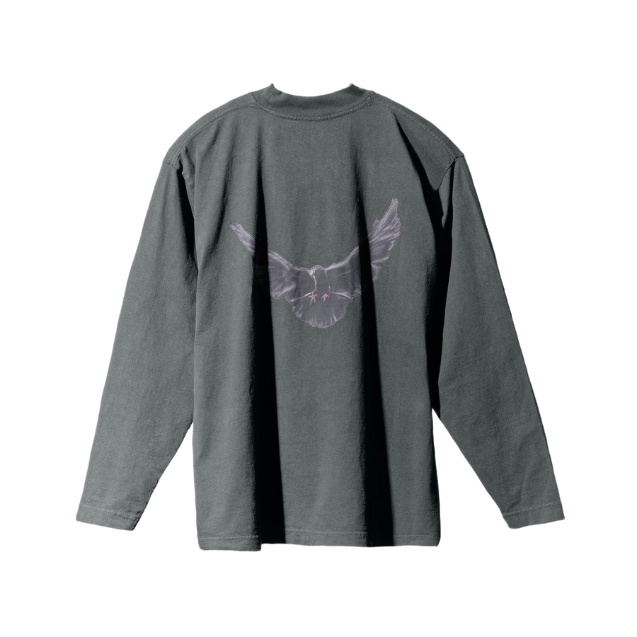 Yeezy Gap Balenciaga Dove Longsleeve Tee Dark Green LC