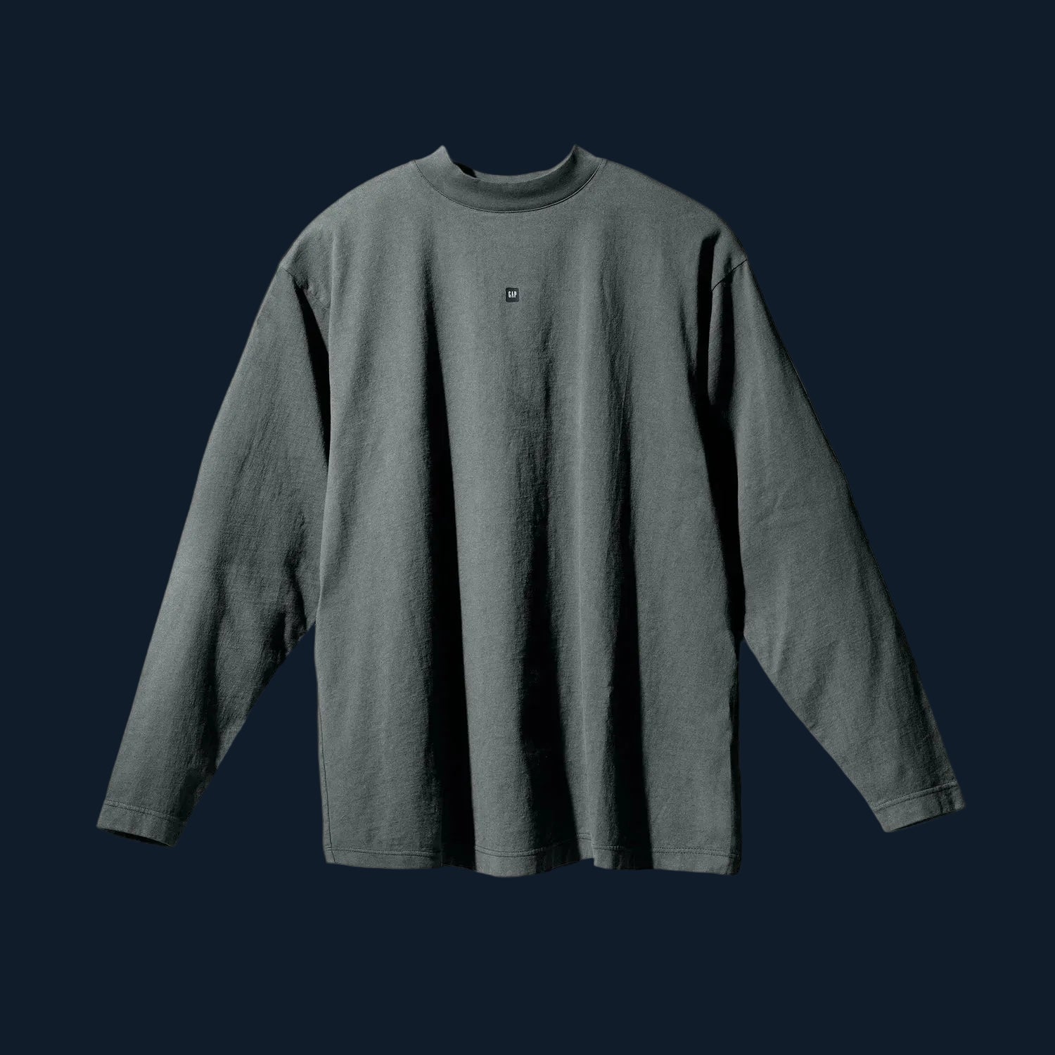 Yeezy Gap Balenciaga Logo Longsleeve Dark Green