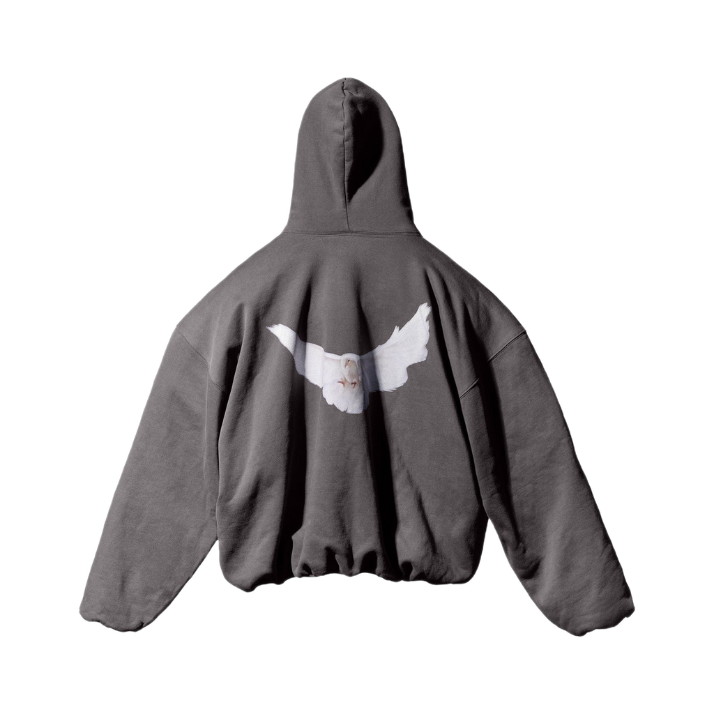 Yeezy Gap Balenciaga Dove Hoodie Dark Grey