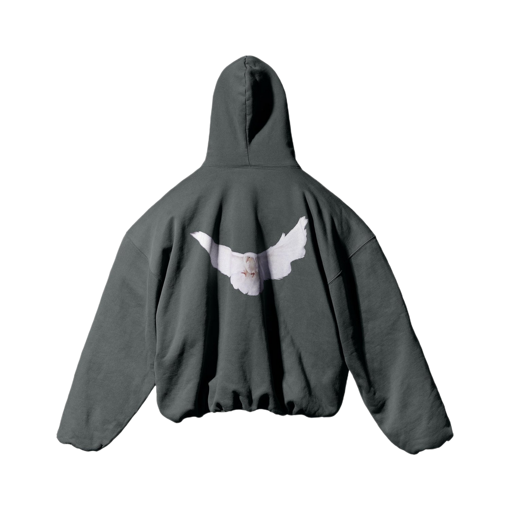 Yeezy Gap Balenciaga Dove Hoodie Dark Green