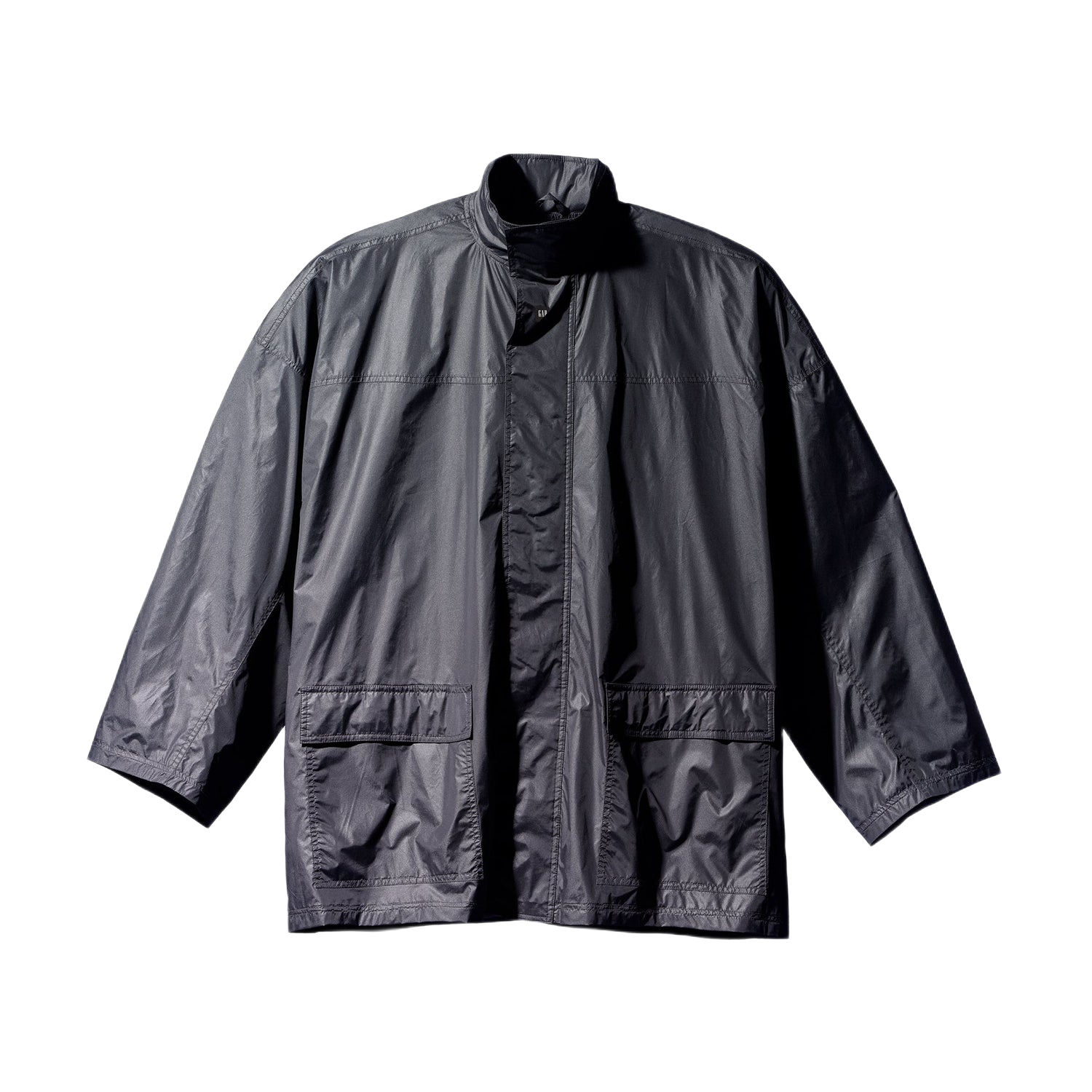 Yeezy Gap Balenciaga Nylon Coated Parka Black