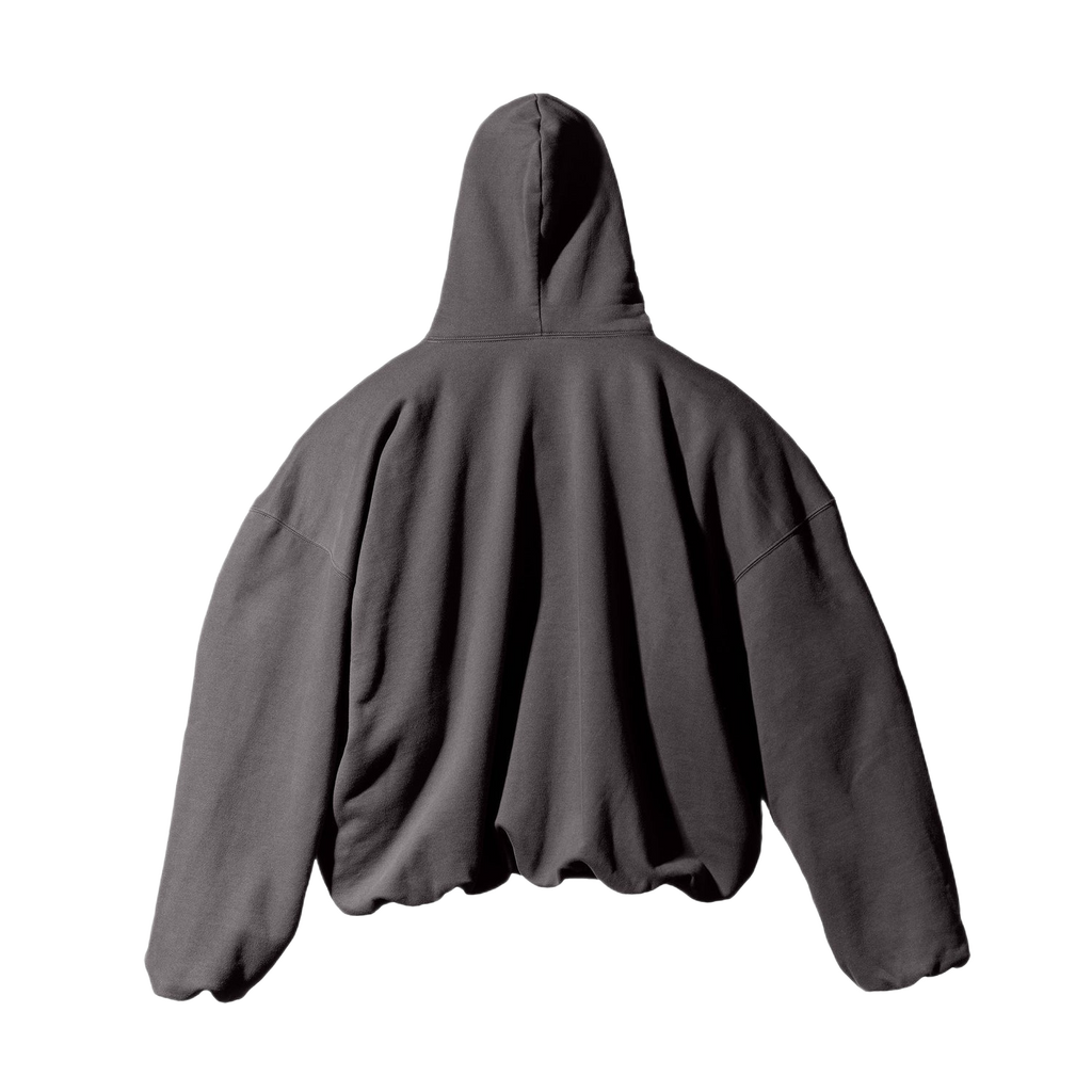 Yeezy Gap Balenciaga Logo Hoodie Dark Grey