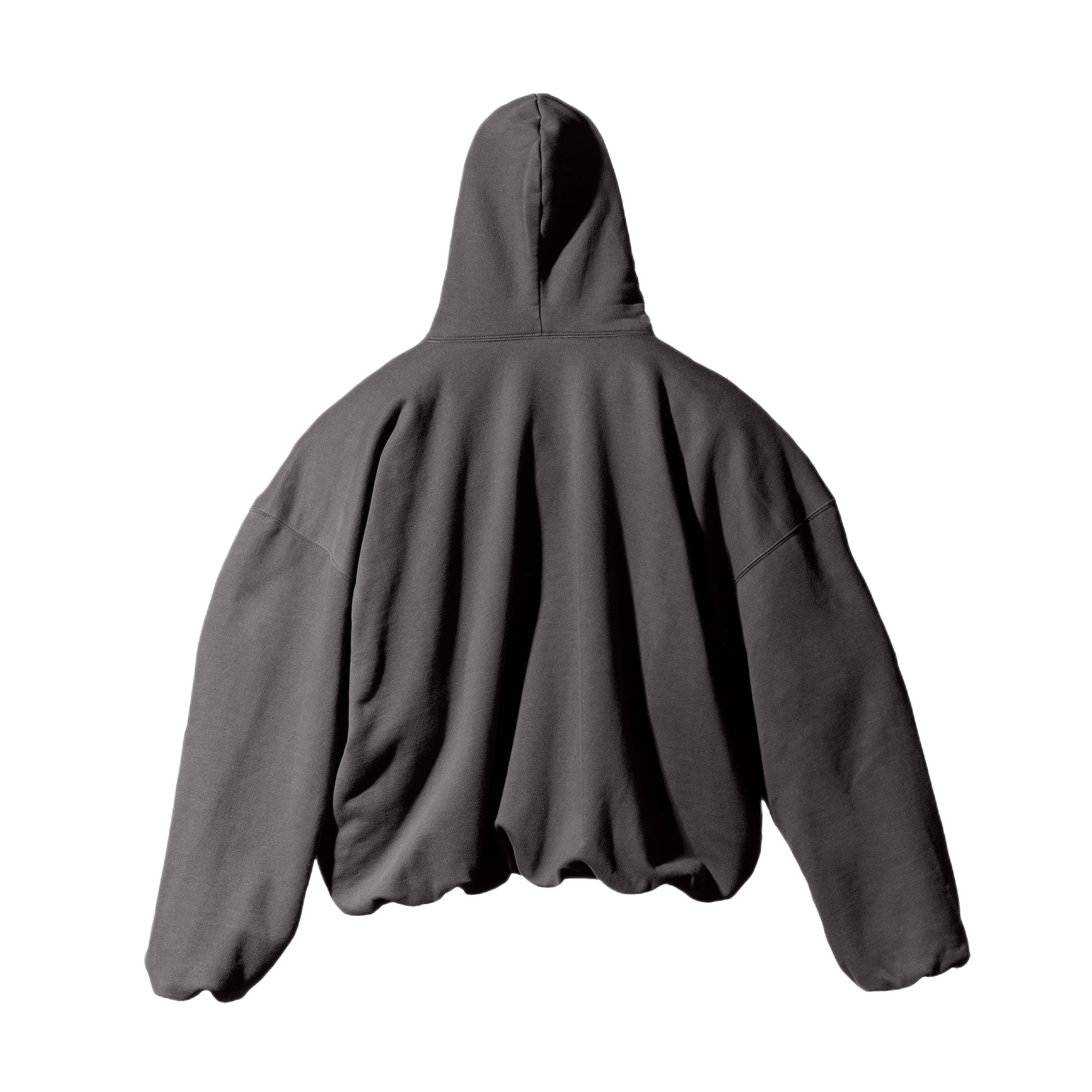 Yeezy Gap Balenciaga Logo Hoodie Dark Grey