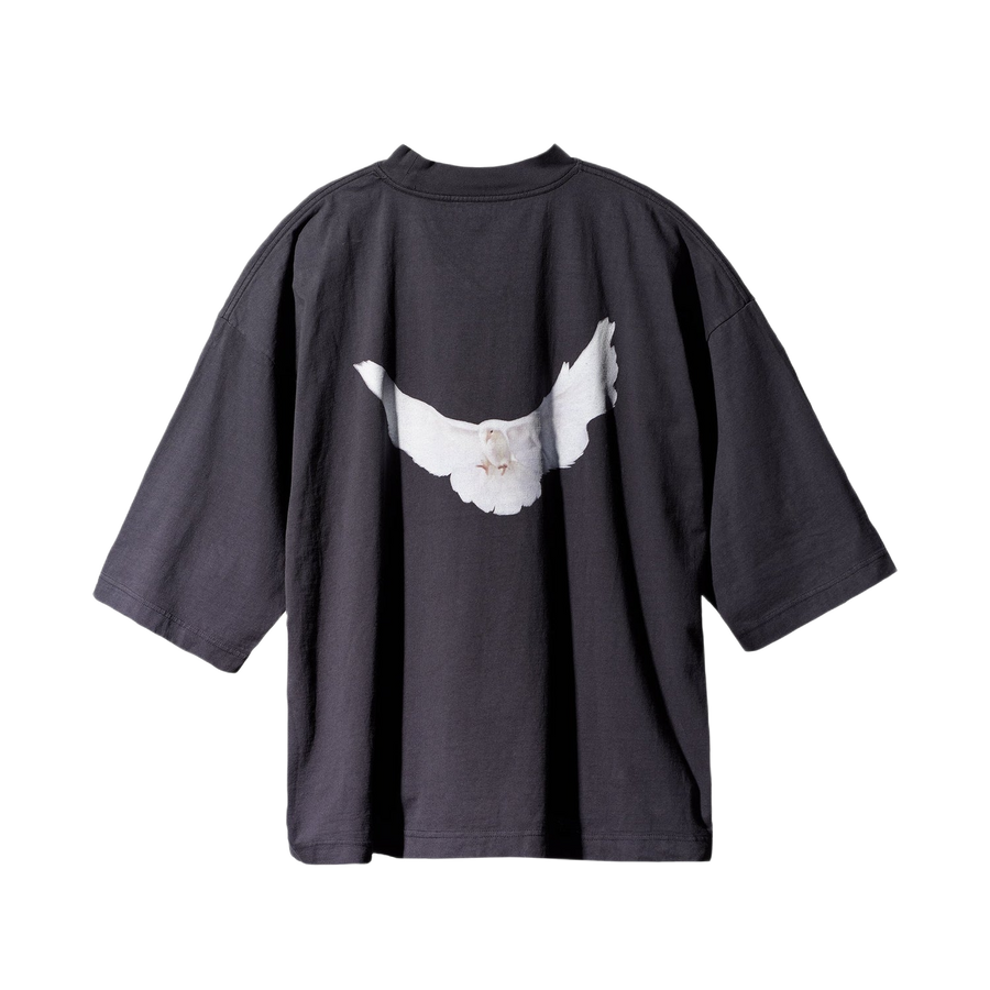 Yeezy Gap Balenciaga Dove 3/4 Sleeve Tee Black LC