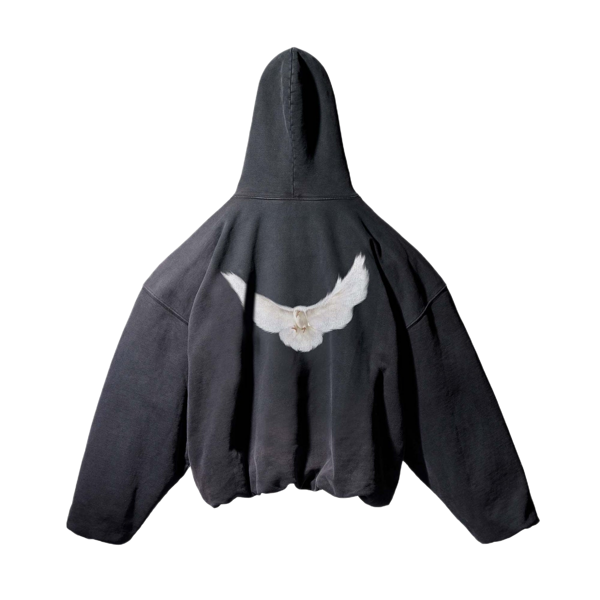 Yeezy Gap Balenciaga Dove Hoodie Washed Black Laa