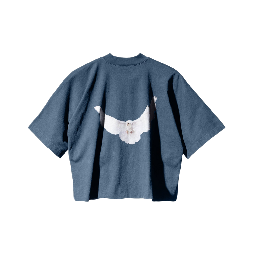 Yeezy Gap Balenciaga Dove No Seam Tee Dark Blue