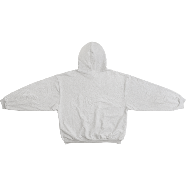 Yeezy Gosha Black Dogs Hoodie Heather Grey