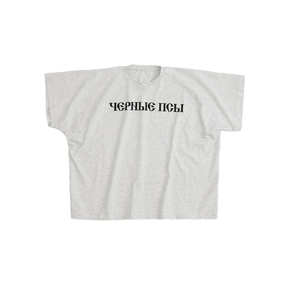 Yeezy Gosha Black Dogs Tee Heather Grey LC