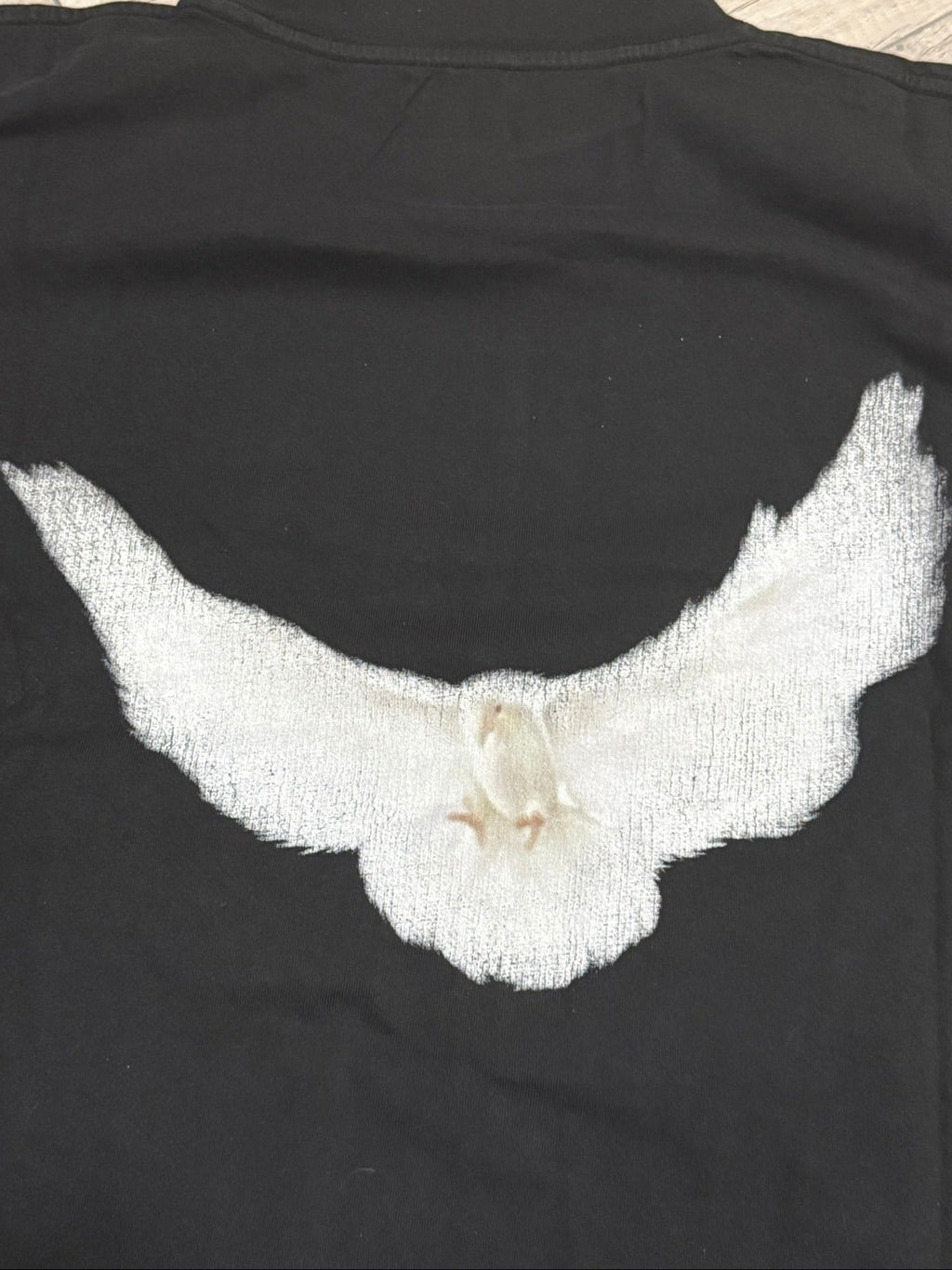 Yeezy Gap Balenciaga Dove 3/4 Sleeve Tee Black LC