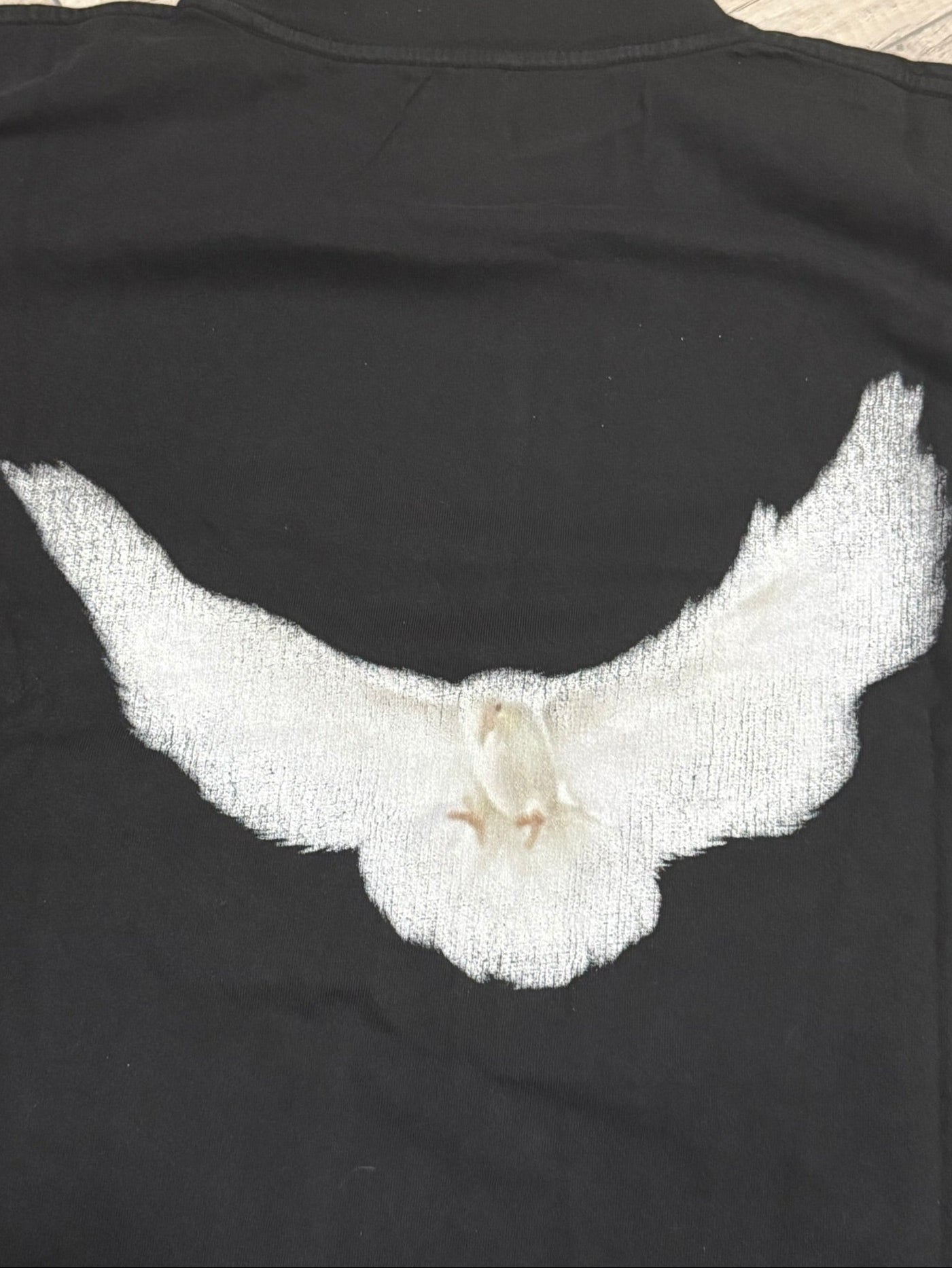 Yeezy Gap Balenciaga Dove 3/4 Sleeve Tee Black LC