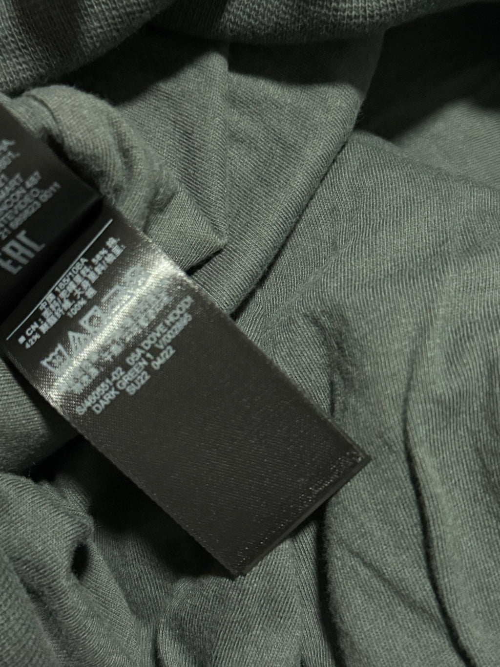 Yeezy Gap Balenciaga Dove Hoodie Dark Green LC