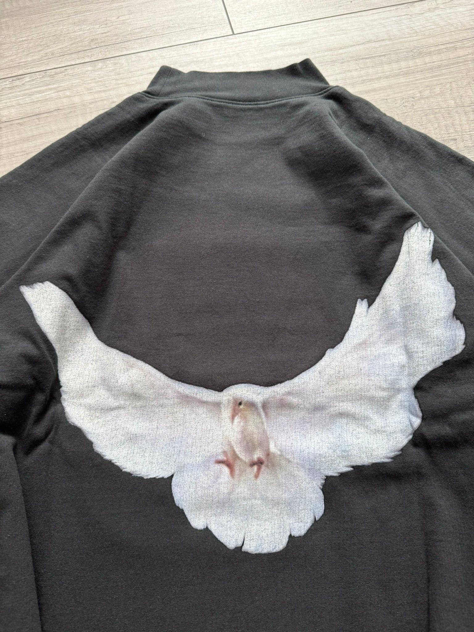 Yeezy Gap Balenciaga Dove No Seam Tee Black LC