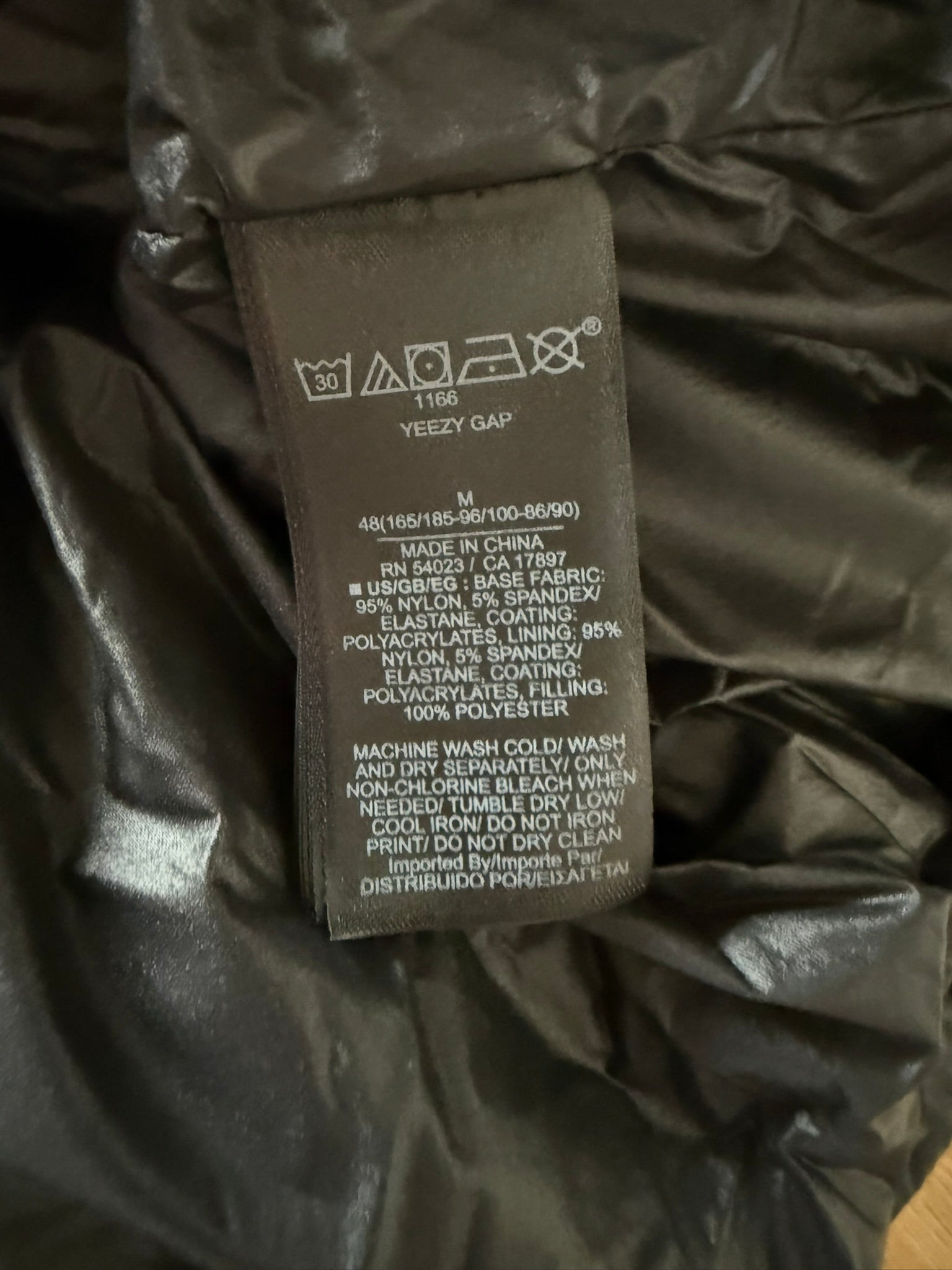 Yeezy Gap Balenciaga Padded Anorak LC