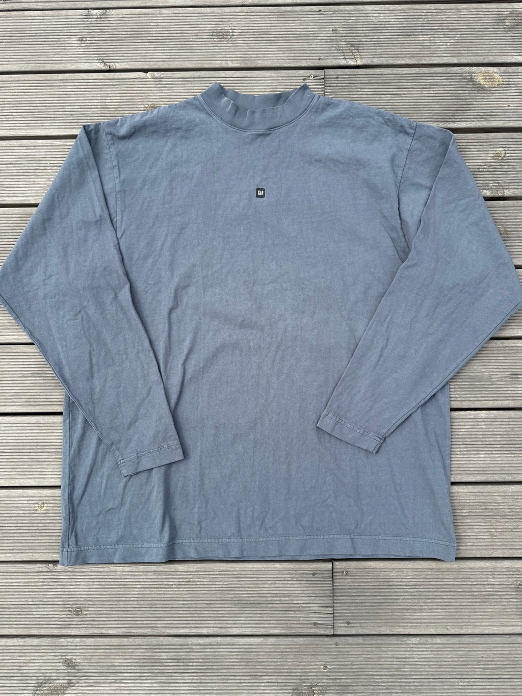 Yeezy Gap Balenciaga Logo Longsleeve Dark Green