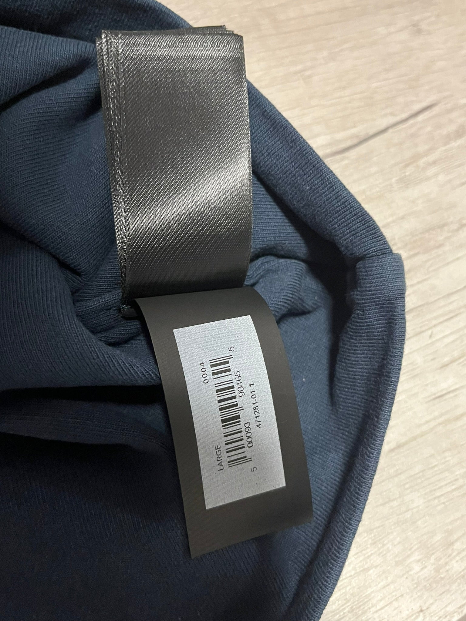 Yeezy Gap Balenciaga Dove No Seam Tee Dark Blue LC
