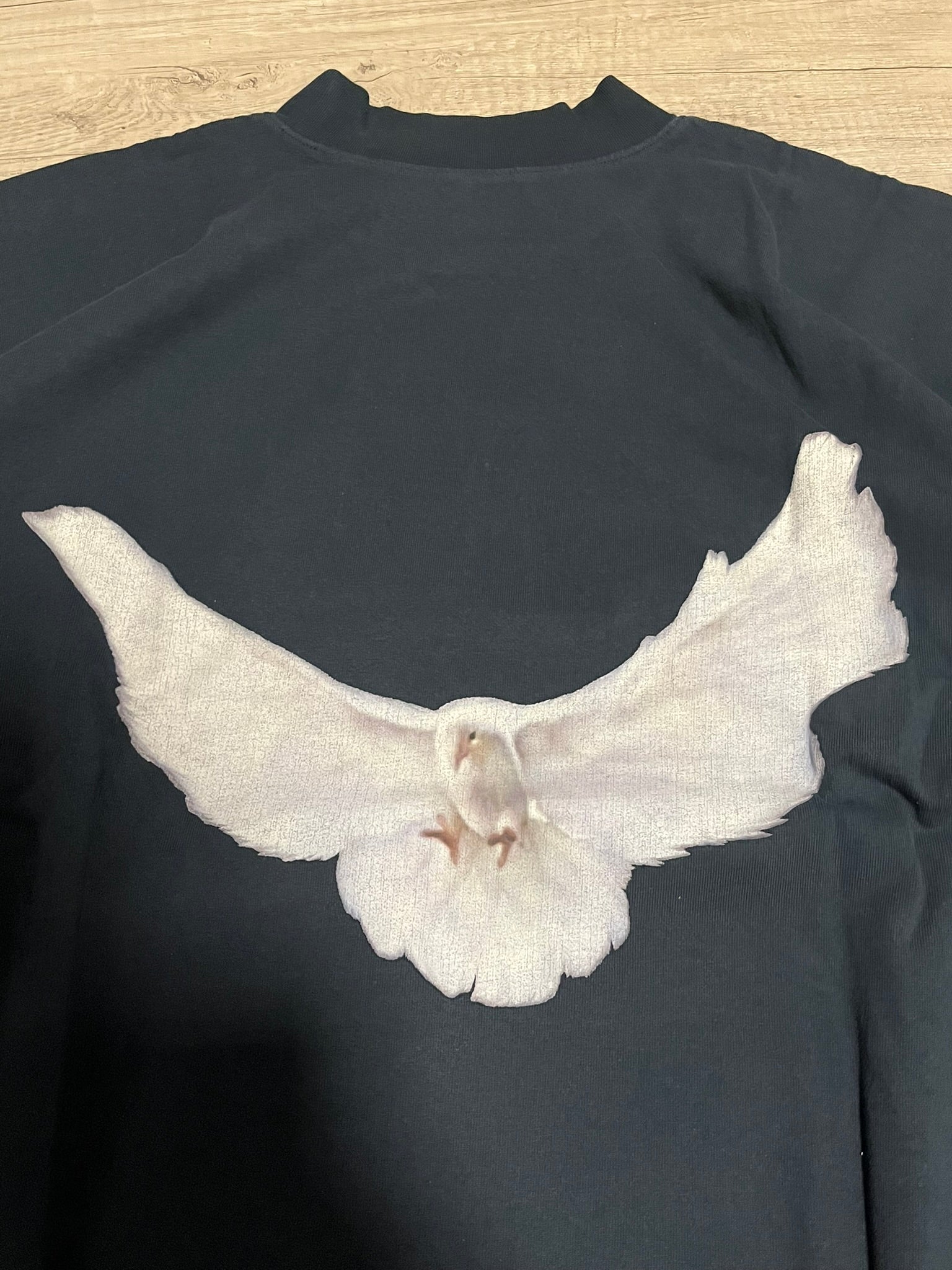 Yeezy Gap Balenciaga Dove No Seam Tee Dark Blue LC