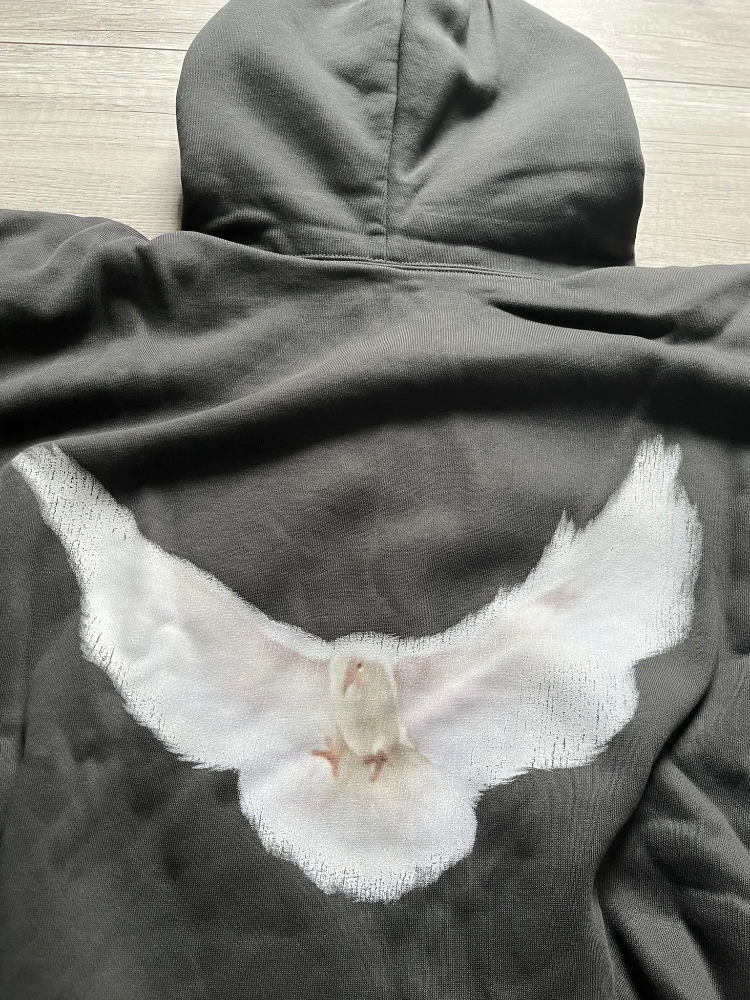 Yeezy Gap Balenciaga Dove Hoodie Black LC