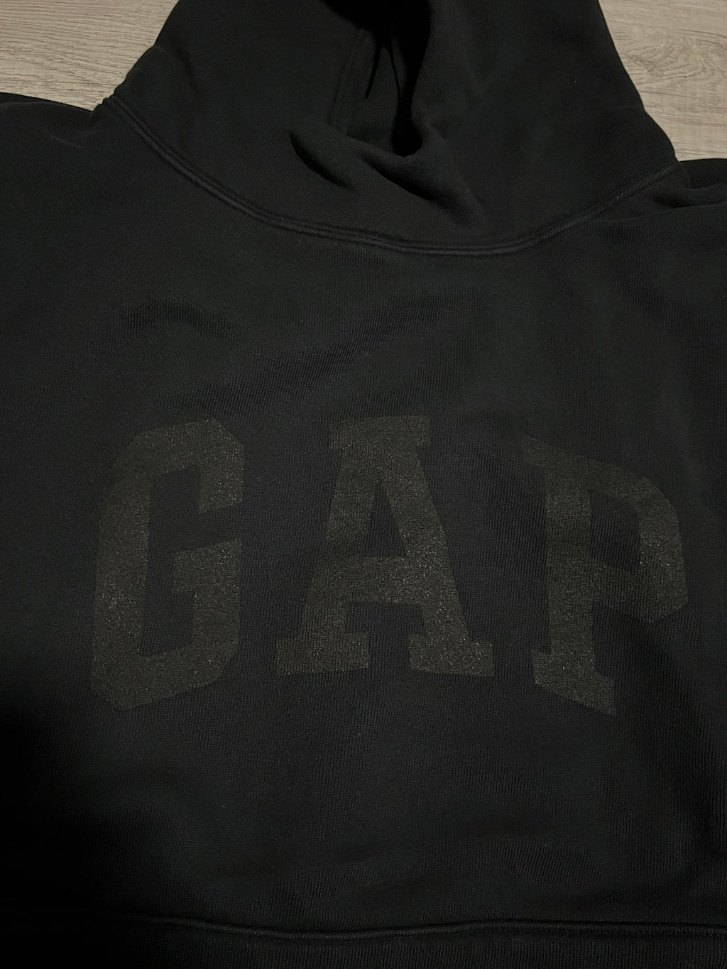 Yeezy Gap Balenciaga Dove Hoodie Washed Black Laa LC