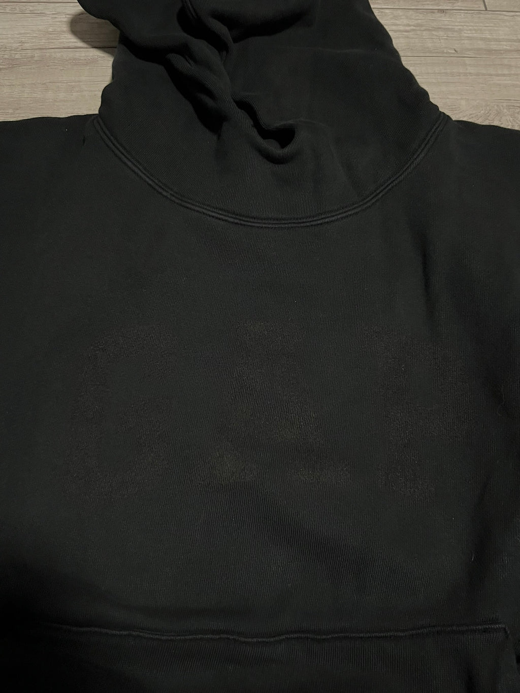 Yeezy Gap Balenciaga Dove Hoodie Washed Black Laa LC
