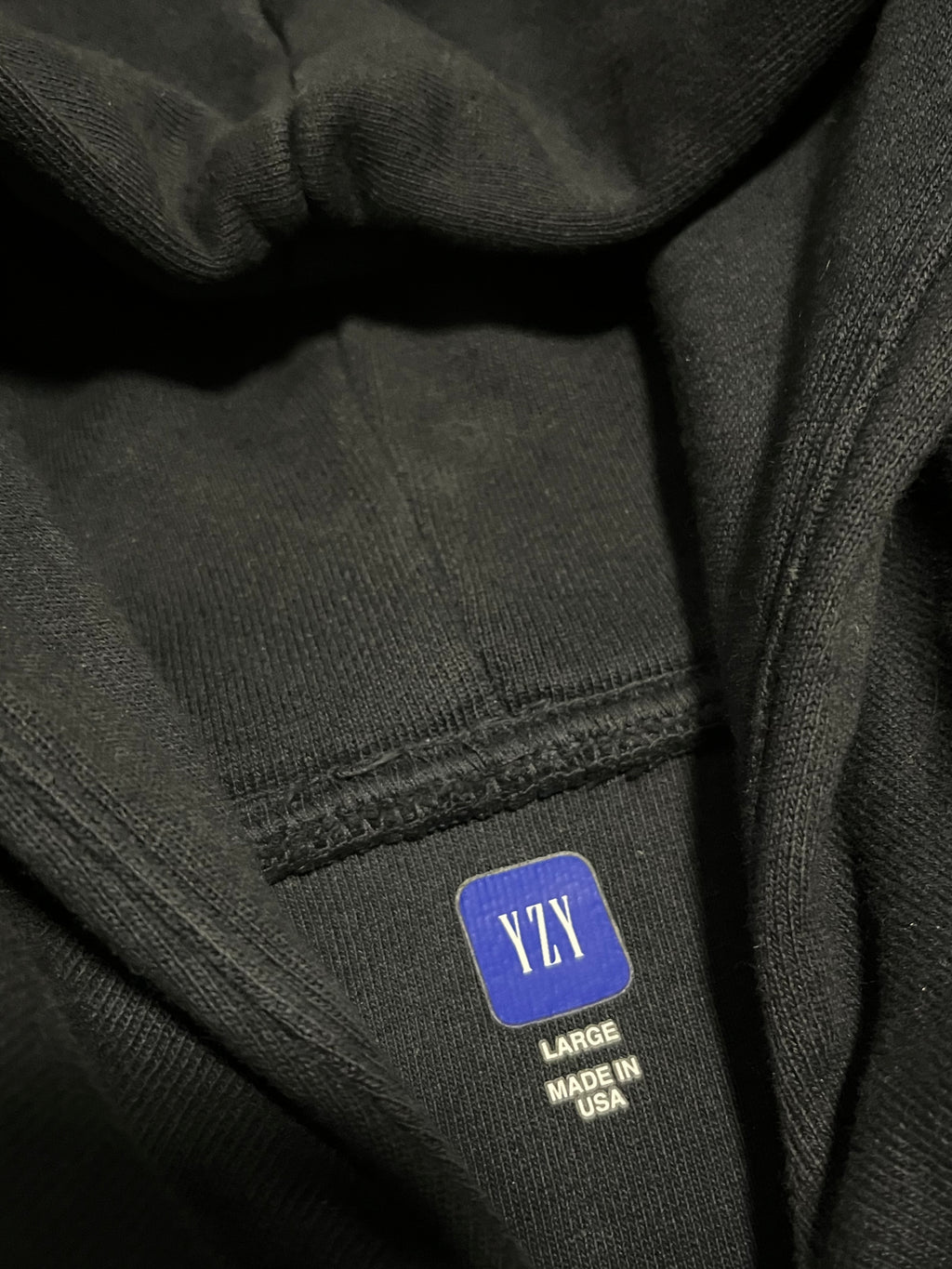 Yeezy Gap Balenciaga Dove Hoodie Washed Black Laa LC