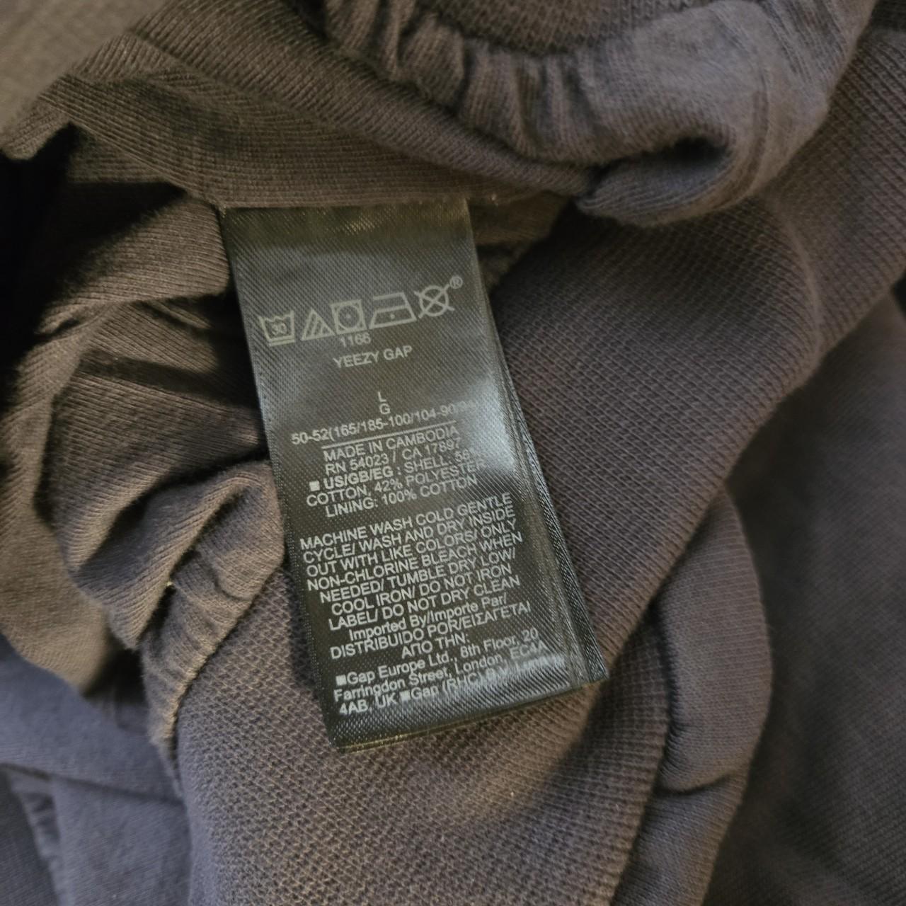Yeezy Gap Balenciaga Logo Hoodie Dark Grey LC