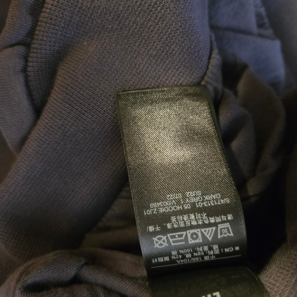 Yeezy Gap Balenciaga Logo Hoodie Dark Grey LC