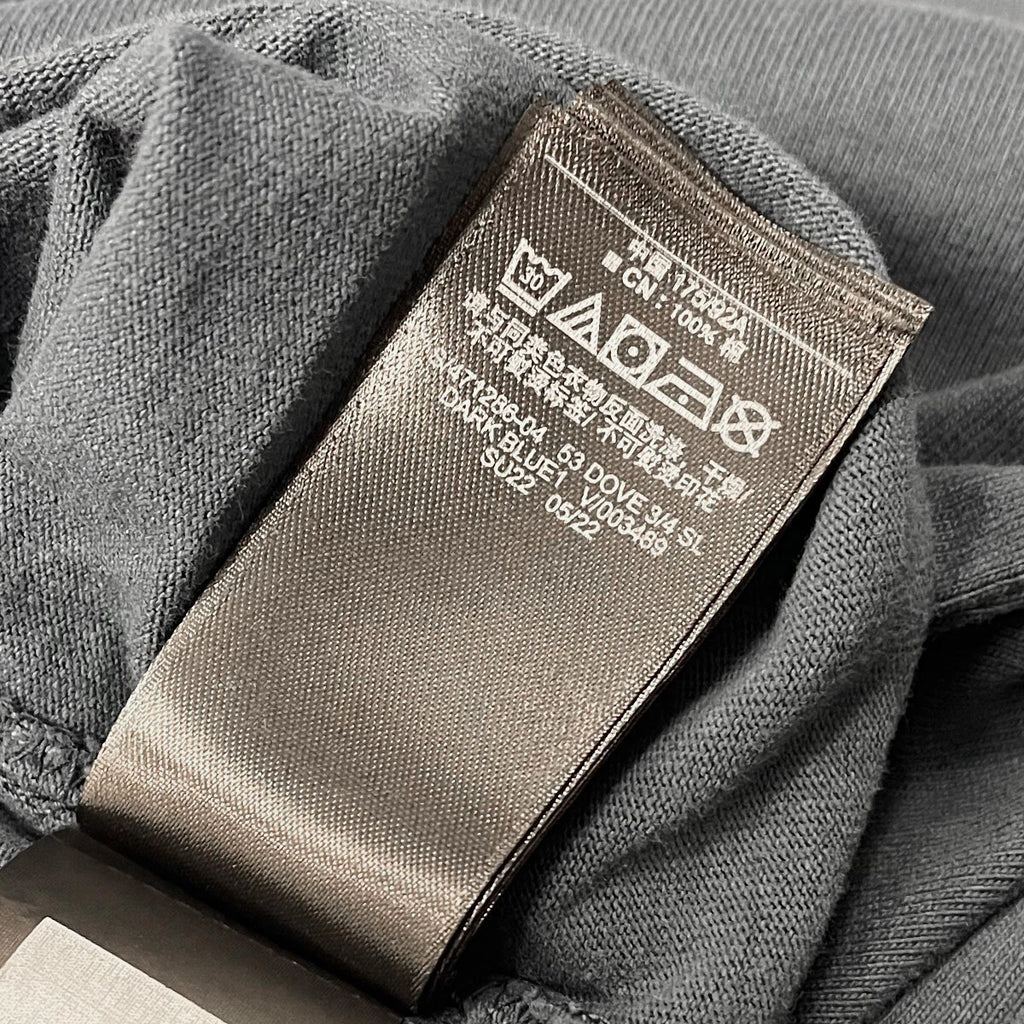 Yeezy Gap Balenciaga Dove 3/4 Sleeve Tee Dark Blue LC