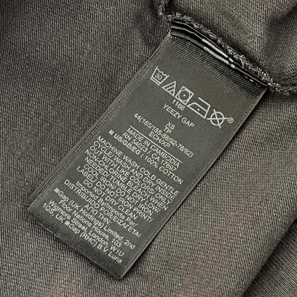 Yeezy Gap Balenciaga Dove 3/4 Sleeve Tee Dark Grey LC