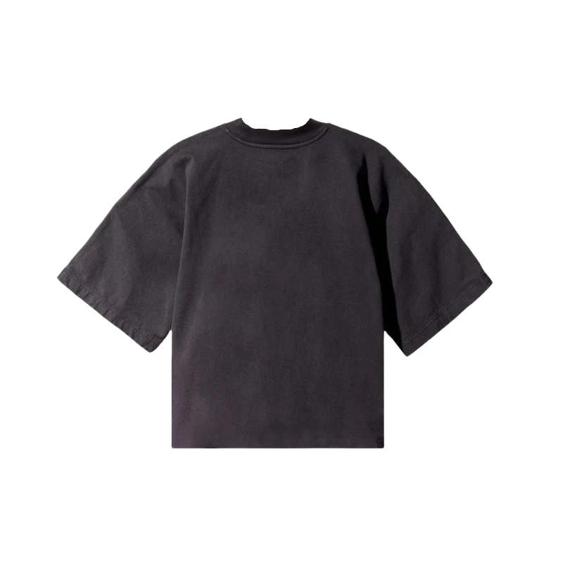 Yeezy Gap Balenciaga Logo No Seam Tee Black