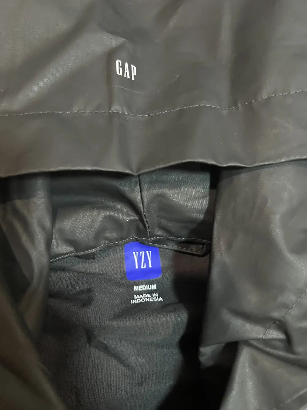 Yeezy Gap Balenciaga Coated Cotton Overall Black LC