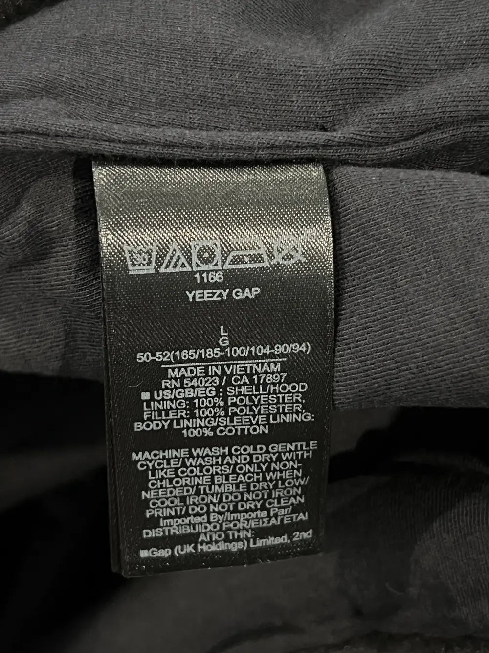 Yeezy Gap Balenciaga Polar Fleece Padded Hoodie LC