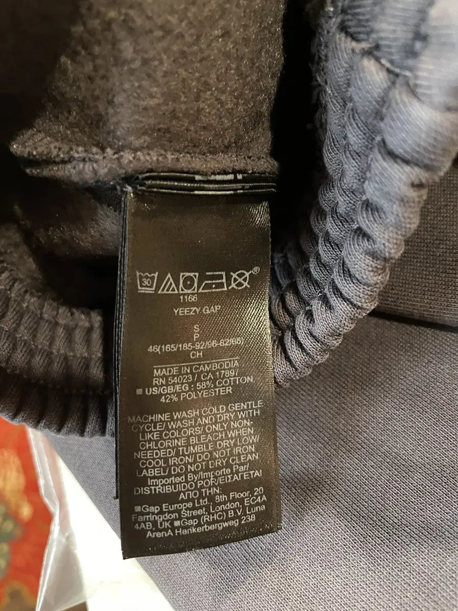 Yeezy Gap Balenciaga Mens Fleece Jogging Pant Dark Grey LC