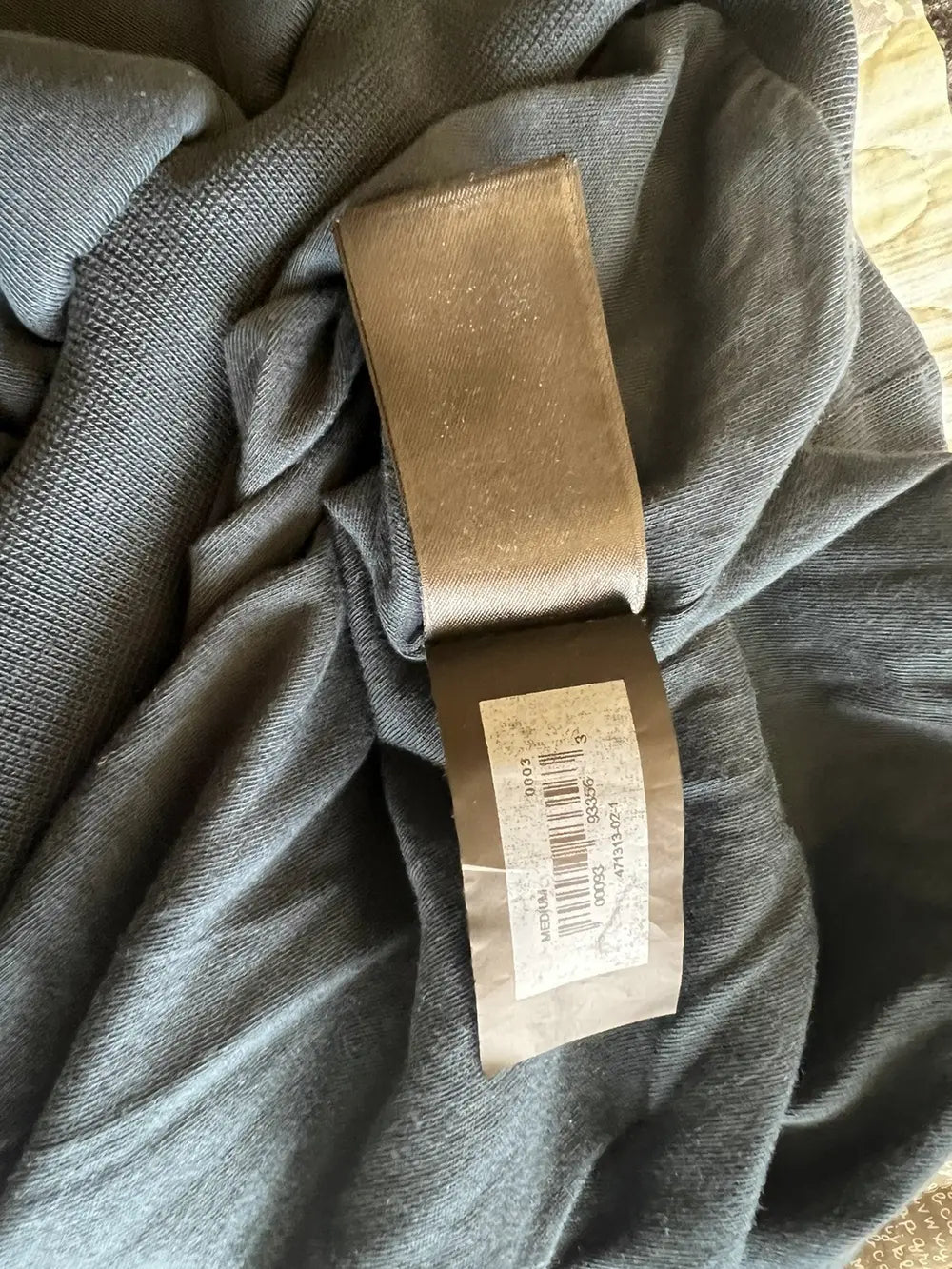 Yeezy Gap Balenciaga Logo Hoodie Dark Blue LC