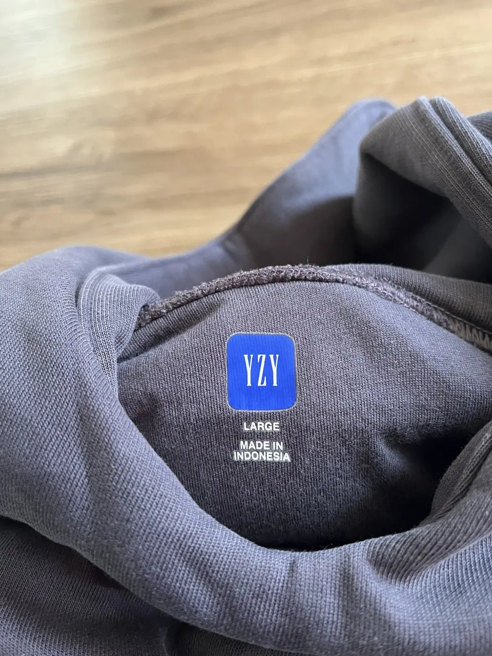 Yeezy Gap Balenciaga Logo Hoodie Dark Grey LC