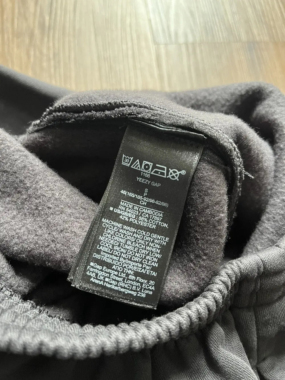 Yeezy Gap Balenciaga Fleece Jogging Pant Black LC