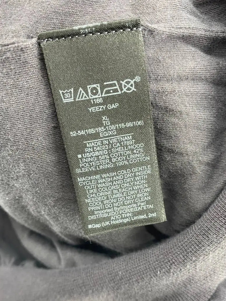 Yeezy Gap Balenciaga Dove Hoodie Dark Grey LC
