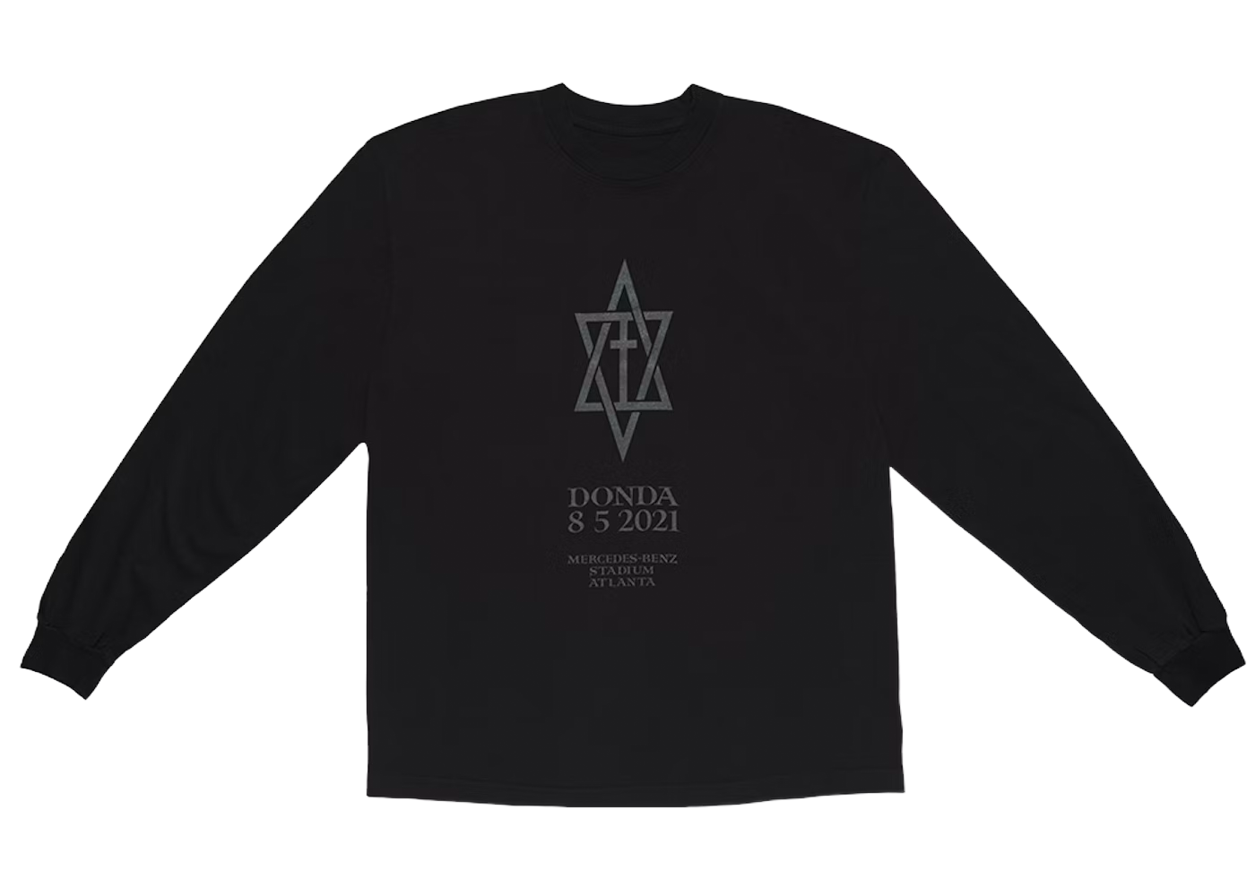 Donda Listening Event Longsleeve Black