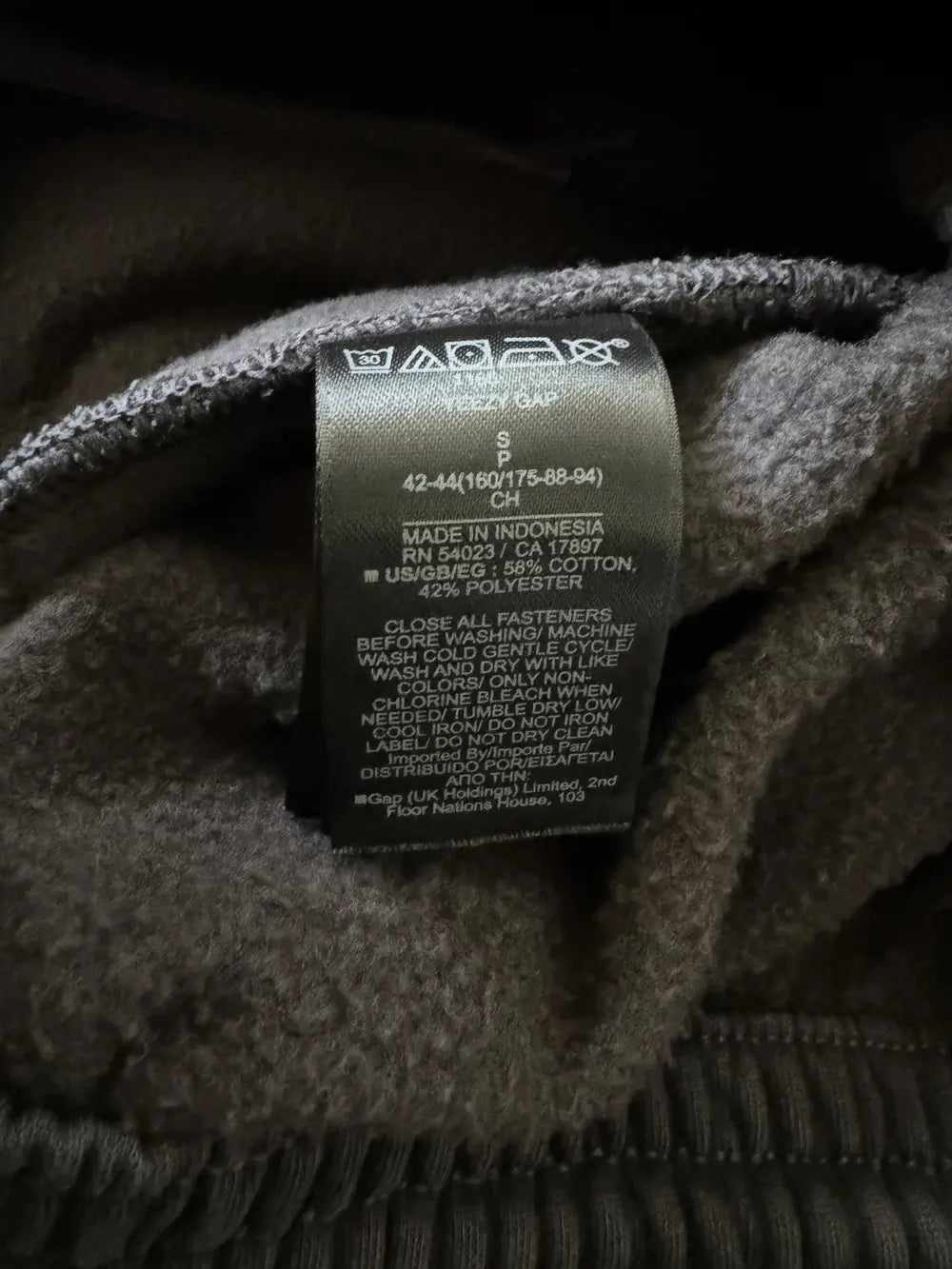 Yeezy Gap Balenciaga Fleece Jogging Pant Dark Grey LC