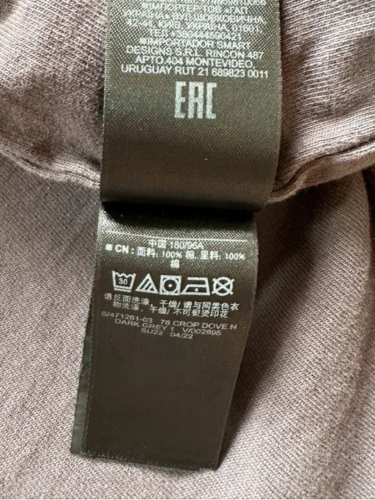 Yeezy Gap Balenciaga Dove No Seam Tee Dark Grey LC