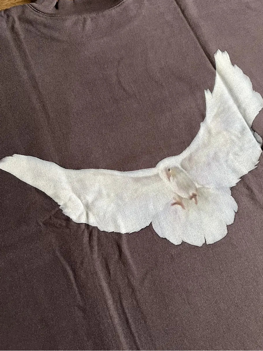 Yeezy Gap Balenciaga Dove No Seam Tee Dark Grey LC