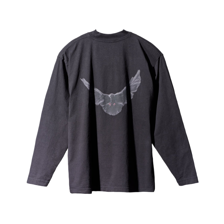 Yeezy Gap Balenciaga Dove Longsleeve Tee Black LC