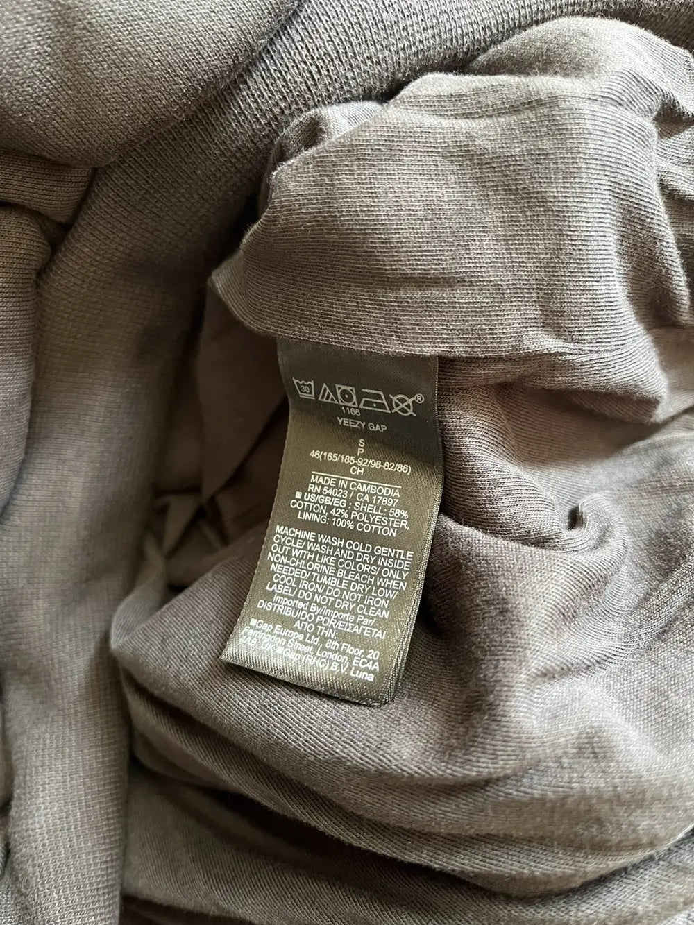 Yeezy Gap Balenciaga Logo Hoodie Black LC
