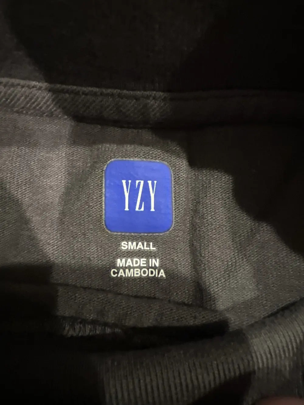 Yeezy Gap Balenciaga Dove 3/4 Sleeve Tee Dark Grey LC