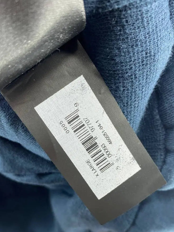 Yeezy Gap Balenciaga Dove Hoodie Dark Blue LC