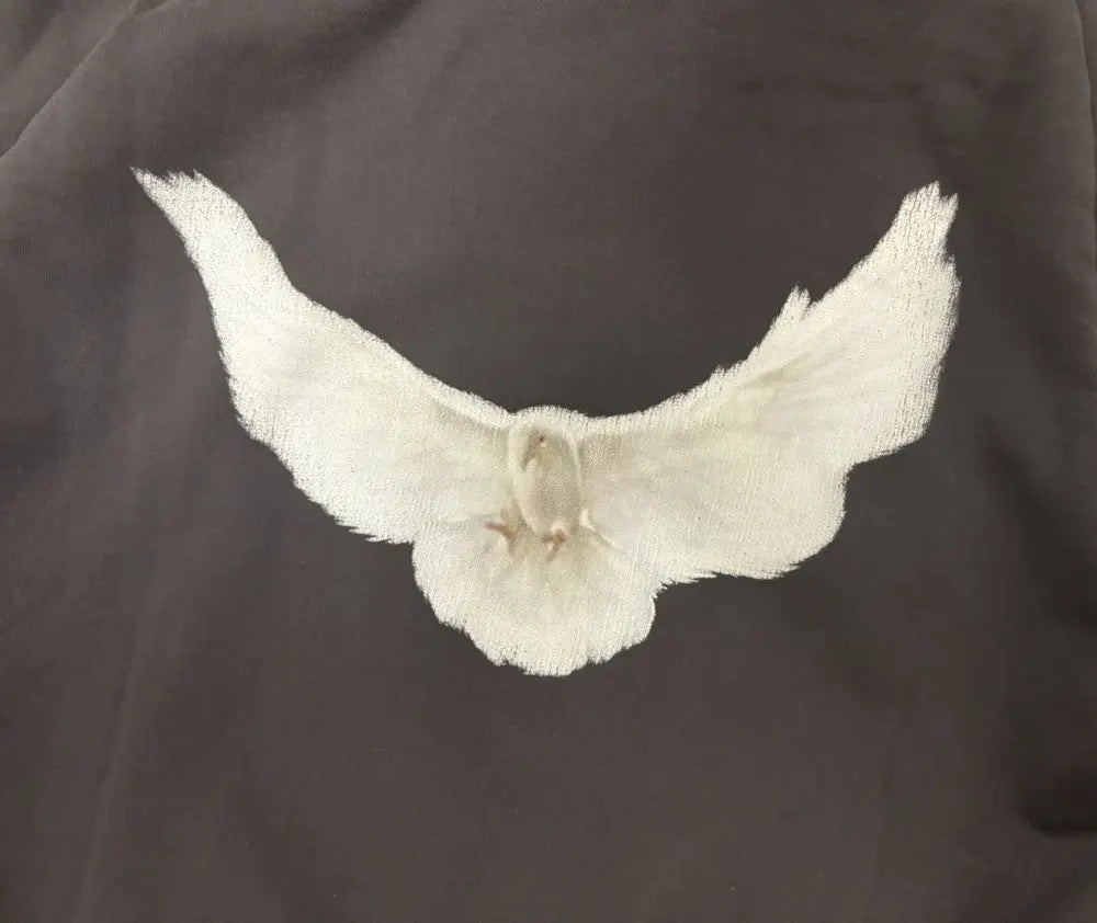 Yeezy Gap Balenciaga Dove Shrunken Hoodie Black LC