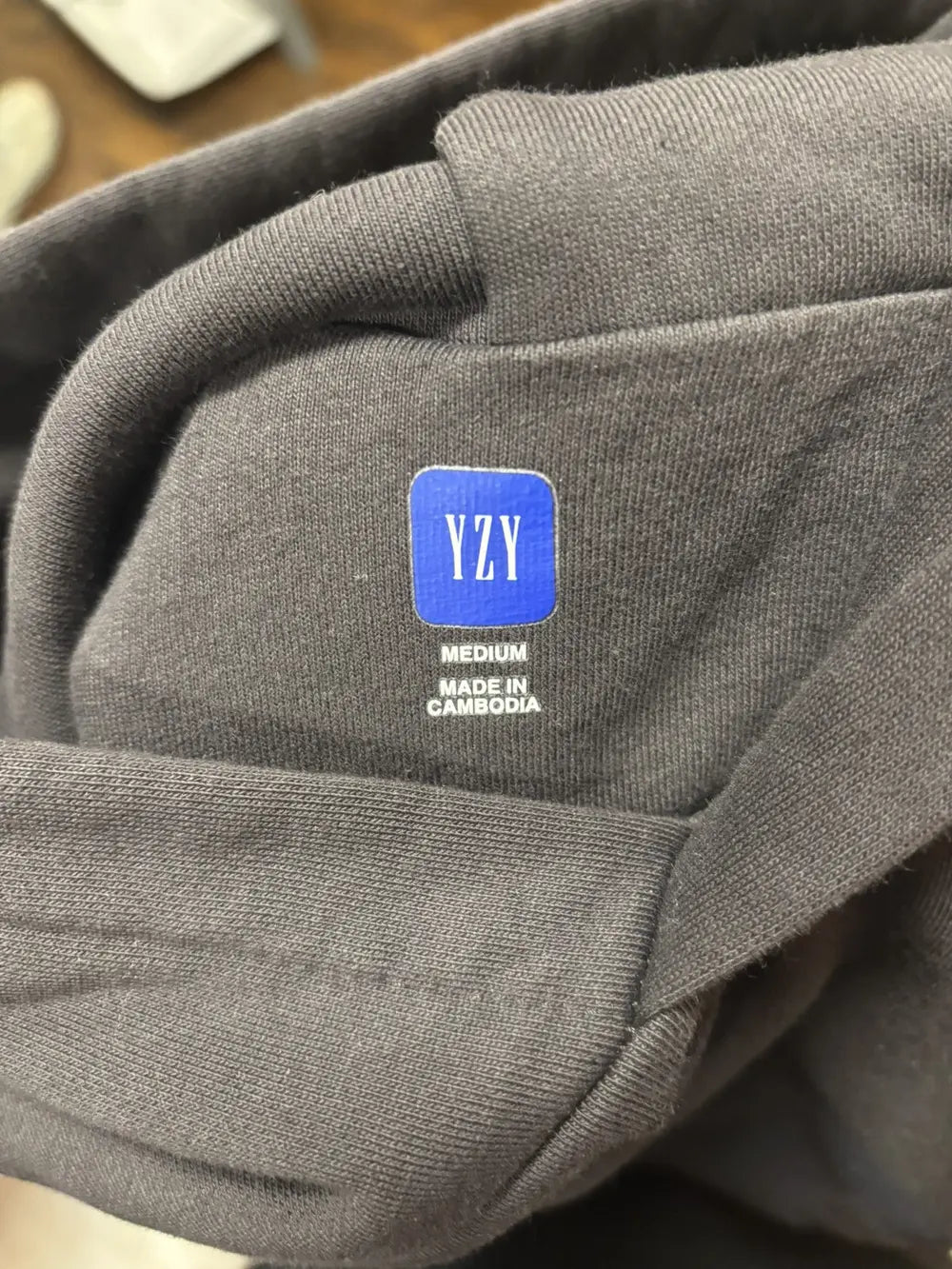 Yeezy Gap Balenciaga Dove Shrunken Hoodie Black LC
