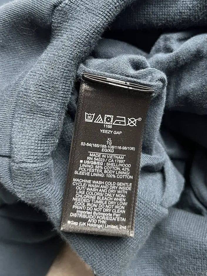 Yeezy Gap Balenciaga Dove Hoodie Dark Blue LC